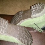 Dark green timberland boots size 10.5