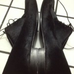 Hugo Boss Men Shoes Pony Hair Size 11 Black