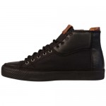 Diesel Mens D-Zippy Black Casual Lace Up High Top Sneakers Shoes 7