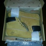 Mens Timberland Premium 6 Inch Wheat Boot Size 9