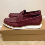Cole Haan Lunargrand Penny Loafer Mens Size 9.5 Nike Oxblood Pristine Deadstock