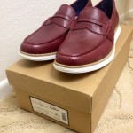 Cole Haan Lunargrand Penny Loafer Mens Size 9.5 Nike Oxblood Pristine Deadstock