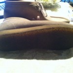 Clarks Originals Wallabee Ankle Boots- Mens 10.5 M ~ Sand~ Excellent Condition