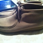 Clarks Originals Wallabee Ankle Boots- Mens 10.5 M ~ Sand~ Excellent Condition