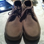 Clarks Originals Wallabee Ankle Boots- Mens 10.5 M ~ Sand~ Excellent Condition