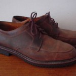 COLE HAAN MEN’S 9.5 M OXFORD CASUAL SHOES BROWN ROUGH FINISH LEATHER