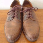 COLE HAAN MEN’S 9.5 M OXFORD CASUAL SHOES BROWN ROUGH FINISH LEATHER