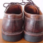 COLE HAAN MEN’S 9.5 M OXFORD CASUAL SHOES BROWN ROUGH FINISH LEATHER