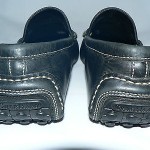 Mens COLE HAAN Black Leather Slip-On Driving Loafers Moccasins 8.5D