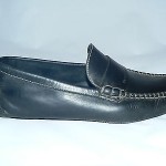 Mens COLE HAAN Black Leather Slip-On Driving Loafers Moccasins 8.5D