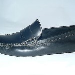 Mens COLE HAAN Black Leather Slip-On Driving Loafers Moccasins 8.5D