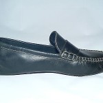 Mens COLE HAAN Black Leather Slip-On Driving Loafers Moccasins 8.5D