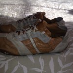 DIESEL Men’s HUGO Athletic Casual Leather Brown Tan Shoes 10 43 KILLER STYLE!!