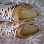 DIESEL Men’s HUGO Athletic Casual Leather Brown Tan Shoes 10 43 KILLER STYLE!!