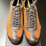 Cole Haan – Air Estadio – Mens Shoes Size 9 – Dark Brown and Caramel