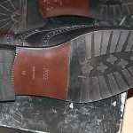Brand New w Box Hugo Boss Black Wingtip Brogues Shoes for Men, Size US 13