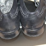 Brand New w Box Hugo Boss Black Wingtip Brogues Shoes for Men, Size US 13
