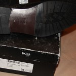 Brand New w Box Hugo Boss Black Wingtip Brogues Shoes for Men, Size US 13