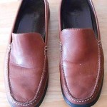 MENS Cole Haan brown slip on casual loafer shoes 10.5 M