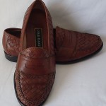 Cole Haan Men’s Brown Woven Leather Loafers Size 10 M