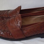 Cole Haan Men’s Brown Woven Leather Loafers Size 10 M