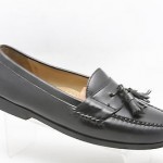 NICE! Mens shoes COLE HAAN black box leather tassel loafers sz 9.5 E