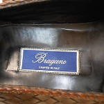 COLE HAAN BRAGANO ENGLISH CALF WOVEN BROWN LEATHER TASSEL LOAFERS SHOES 12 M