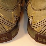 Diesel Exeter Mens Tennis Shoe’s Brown Leather Mens Size 11 Fashion Sneakers