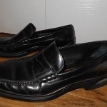 Cole Haan Santa Barbara Mens Black Polished Leather Loafers Nike Air Soles Sz 12