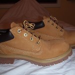 TIMBERLAND BROWN LEATHER BOOTS MEN SIZE  7 1/2