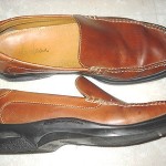 Cole Haan  Santa Barbara Mens Leather Slip On Loafers Saddle Tan Shoes 11M  $158