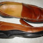 Cole Haan  Santa Barbara Mens Leather Slip On Loafers Saddle Tan Shoes 11M  $158