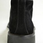 Hugo Boss Men Black Suede w/Leather Trim Chukka Boots US 12 UK 11 EU 45