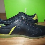 NEW HUGO BOSS GREEN LABEL ELDORADO CONTRAST LEATHER SHOES SNEAKERS Size9 42EU