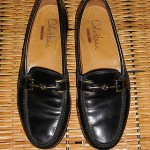 Cole Haan Men’s Black Leather Horsebit Loafer Shoes (Size 9)