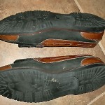 Men”COLE HAAN”2-Tone Black Brown Leather  Slip on Loafers size10.5M Super NICE!