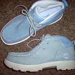 Timberland Men Shoe Size 9.5 New Hiking Boot Blue Leather Boots 9 1/2
