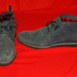 NEW HUGO BOSS MIDESTO mens blue grey suede boots EU size 43 – UK size 9 – US 10