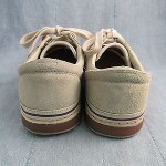 Diesel ‘Berkeley’ Men’s Beige Leather Fashion Sneaker Shoes Size 8