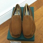 NEW! Clarks Armada Spanish 63621 Leather Casual Mens Brown Tan Loafers Suede 12M