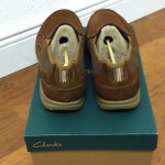 NEW! Clarks Armada Spanish 63621 Leather Casual Mens Brown Tan Loafers Suede 12M