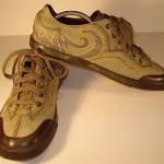 Diesel Exeter Mens Tennis Shoe’s Brown Leather Mens Size 11 Fashion Sneakers