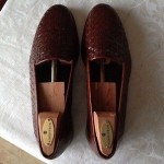Bragano Cole Haan Leather Woven Loafers Mens 9