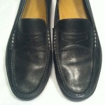 COLE HAAN Black Pinch Cup Penny Loafer Mens Shoes Size 11M