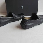 Hugo Boss Leather Loafer. BLACK.Size- 9