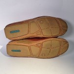 COLE HAAN NIKE AIR G-SERIES MENS BROWN LEATHER LOAFERS SIZE 12 M