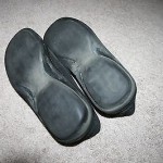 COLE HAAN BLACK LEATHER DRIVER MOCCASIN LOAFERS SHOES MENS SIZE 11.5 M ITALY