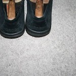 COLE HAAN BLACK LEATHER DRIVER MOCCASIN LOAFERS SHOES MENS SIZE 11.5 M ITALY