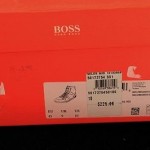 Mens HUGO BOSS Orange Miles/Mid Purple Suede/Leather Logo Sneakers Shoes 10 $225