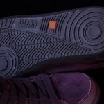 Mens HUGO BOSS Orange Miles/Mid Purple Suede/Leather Logo Sneakers Shoes 8 $225